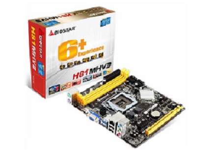 مادربورد بایوستار مدل H81MHV3