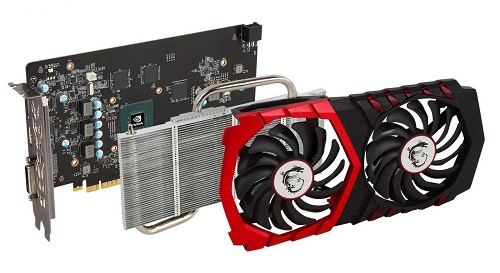 کارت گرافیک ام اس آی مدل GTX 1050 Ti GAMING X 4G